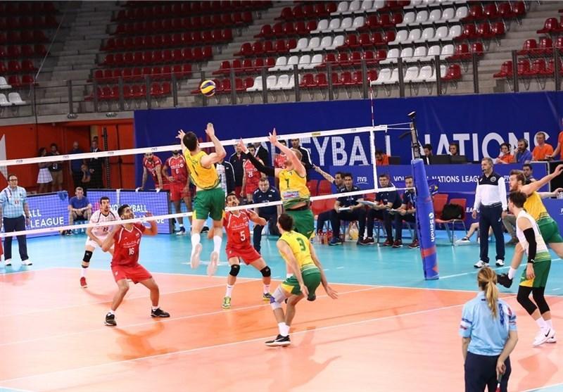 پیروزی سه بر صفر تیم ملی والیبال ایران مقابل استرالیا