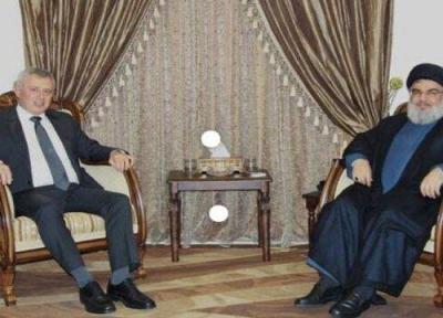 دیدار سید حسن نصرالله با معاون سیاسی دبیرکل حزب الله لبنان