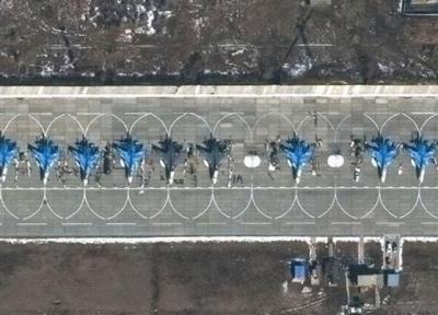 تصاویر ماهواره ای از افزایش جنگنده های روسیه در مرز اوکراین خبر می دهد، پوتین در فکر حمله است؟