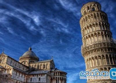 برج کج پیزا یکی از جاهای دیدنی ایتالیا است