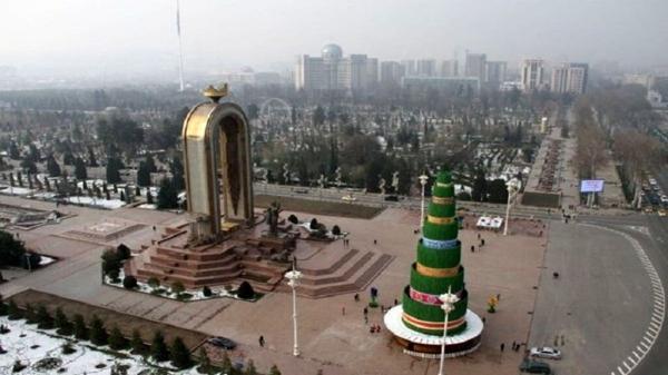 عکس ، سبزه هفت طبقه تاجیک ها برای نوروز ، استقبال از نوروز در دوشنبه مرکز تاجیکستان