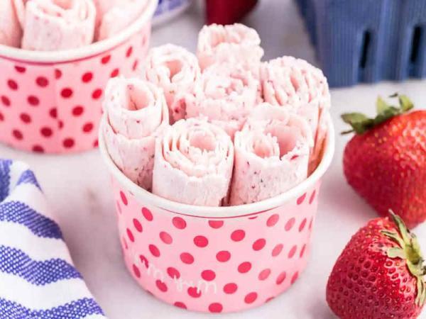 طرز تهیه بستنی رولی بدون دستگاه